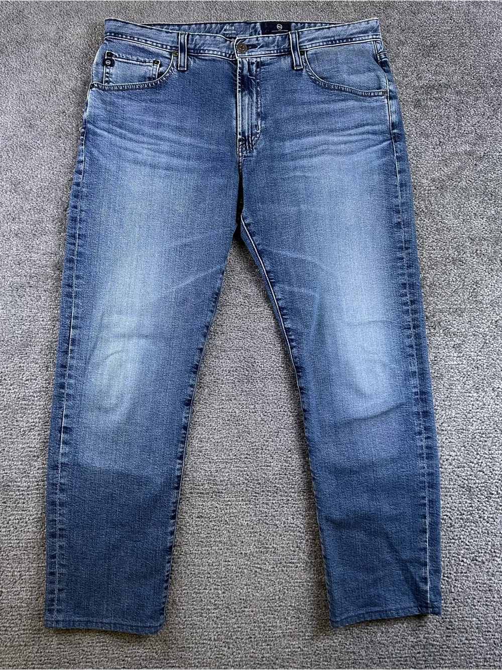 AG Adriano Goldschmeid Tellis Jeans Men's 36x29 Modern Slim Light Wash 360 Denim